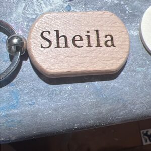 Llaveros Madera Grabado Láser